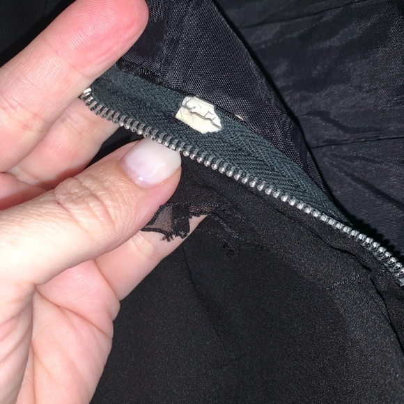 VINTAGE* Goregeous black silk wiggle dress - Picture 4 of 7